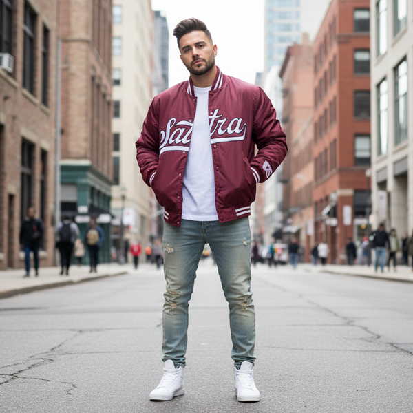 SATRAA - ART OF 8 LIMBS YAKI VARSITY JACKET