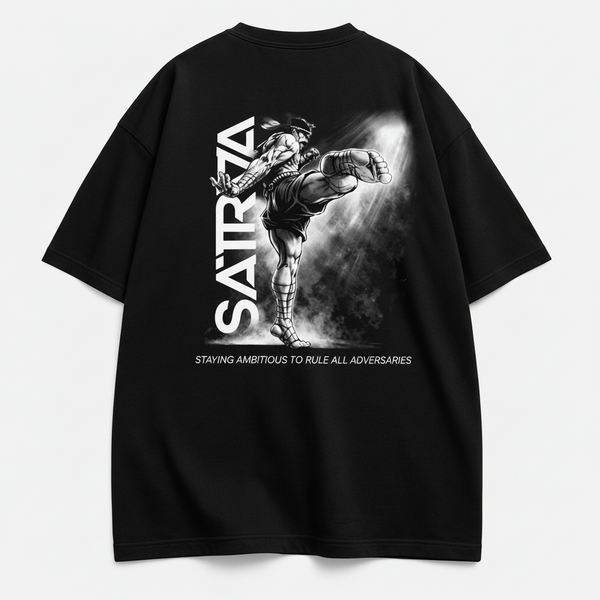 SATRAA - GENERAL SIN BLK OVERSIZED TEE