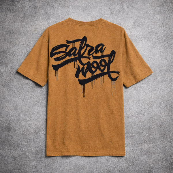 SATRAA- SATRAWOOT YAKI BROWN TEE