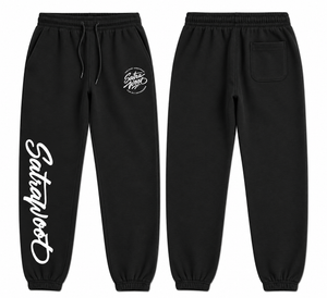 SATRAA - LOGO JOGGERS PANTS BLACK