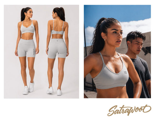SATRAA- SPAGHETTI STRAP SPORTS BRA