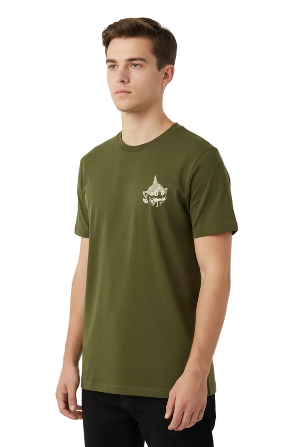 SATRAA- SATRAWOOT YAKI ARMY GRN TEE