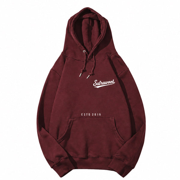 SATRAA - CHAMPION HOODIE BURGUNDY