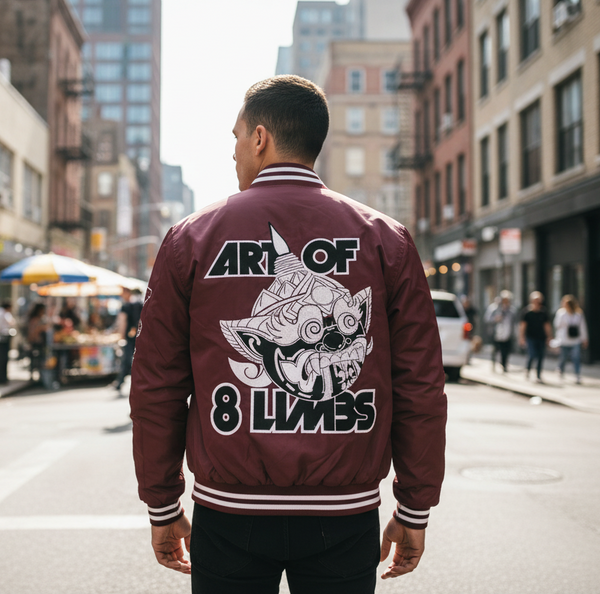 SATRAA - ART OF 8 LIMBS YAKI VARSITY JACKET