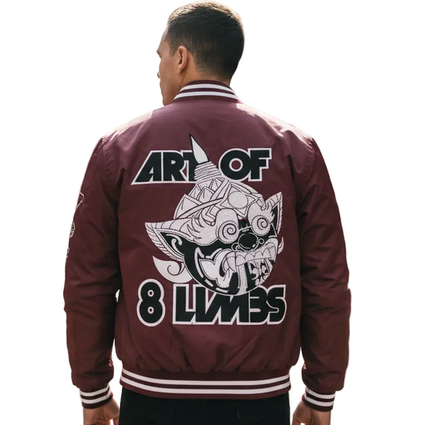 SATRAA - ART OF 8 LIMBS YAKI VARSITY JACKET