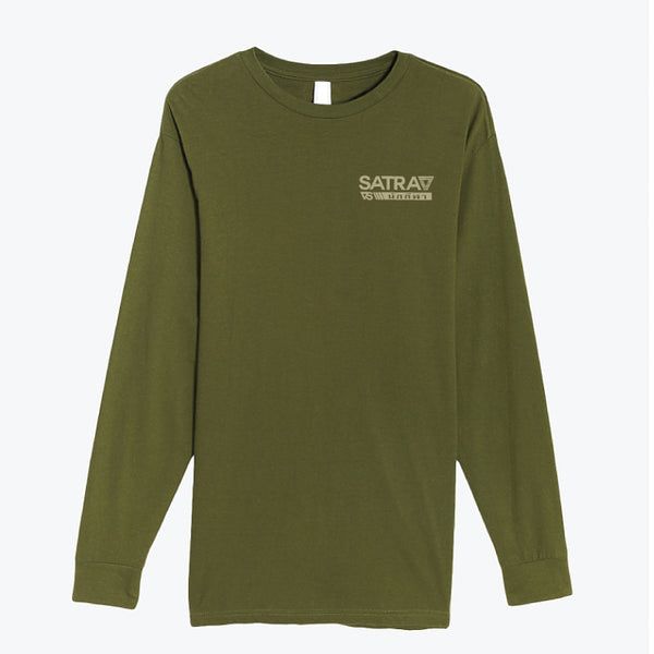 SATRAA- ATHLETE LOGO LONGSLEEVE TEE - SATRAA