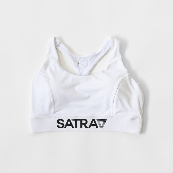 SATRAA- SPORTS TECH BRA WHITE - SATRAA