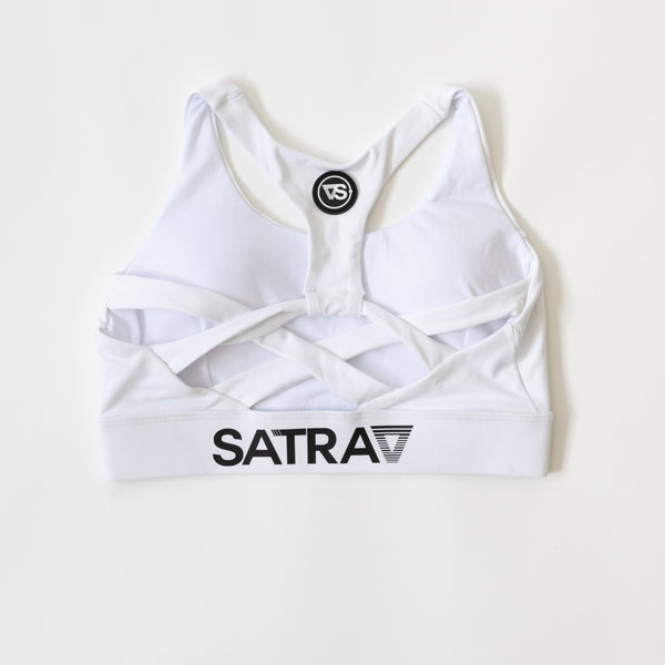 SATRAA- SPORTS TECH BRA WHITE
